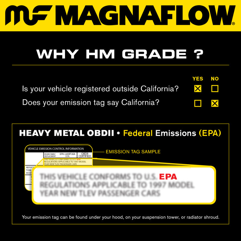 MagnaFlow Conv DF 96-97 Lex LS400 4.0L Rear Y