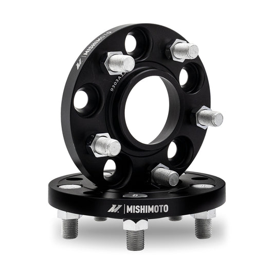 Mishimoto Wheel Spacers - 5x114.3 - 60.1 - 40 - M12 - Black