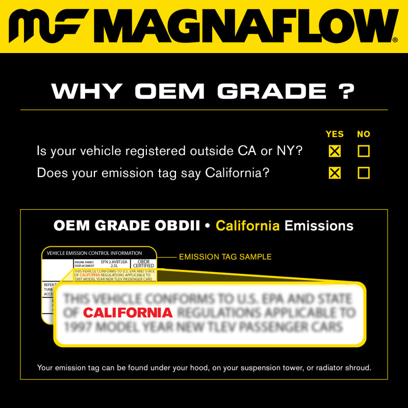 MagnaFlow Conv DF 1990-1994 LS400 V8 4 OEM Underbody