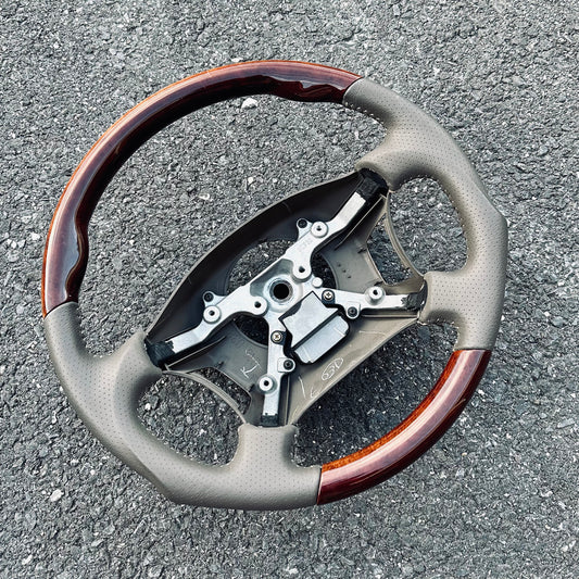 Pistol Grip Style Tan Steering Wheel