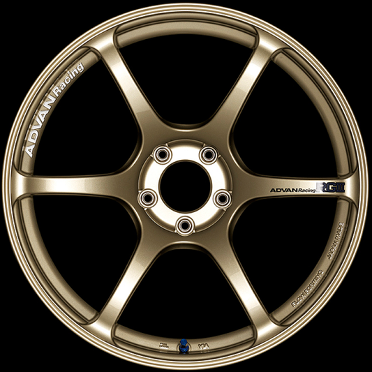 Advan RGIII 18x8.5 +45 5x114.3 Racing Gold Metallic Wheel