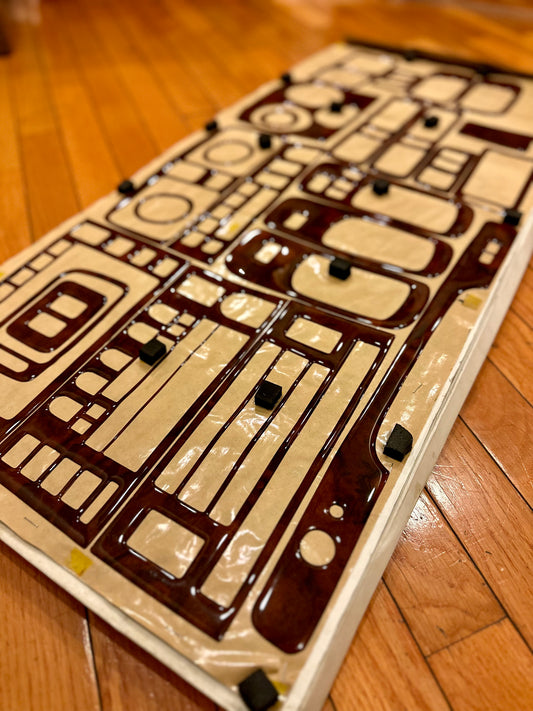 Interior Wood Grain Sticker Overlay